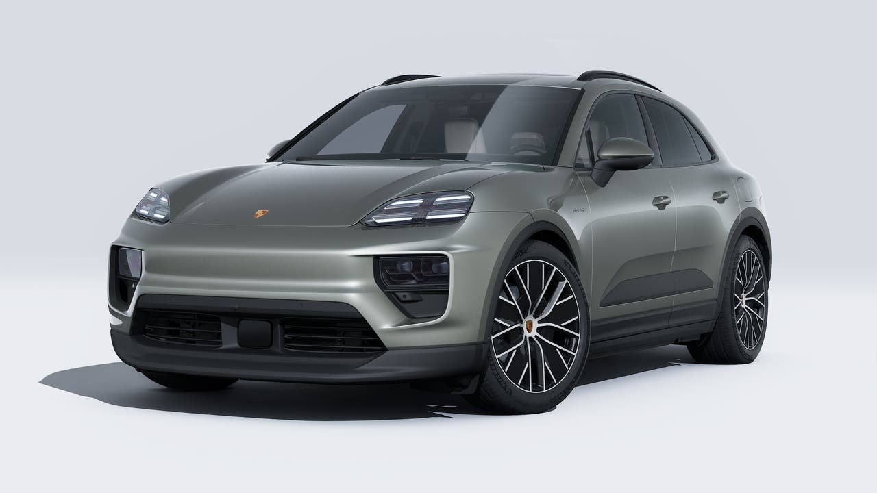 New 2026 Aventurine Green Metallic Porsche Electric image 1