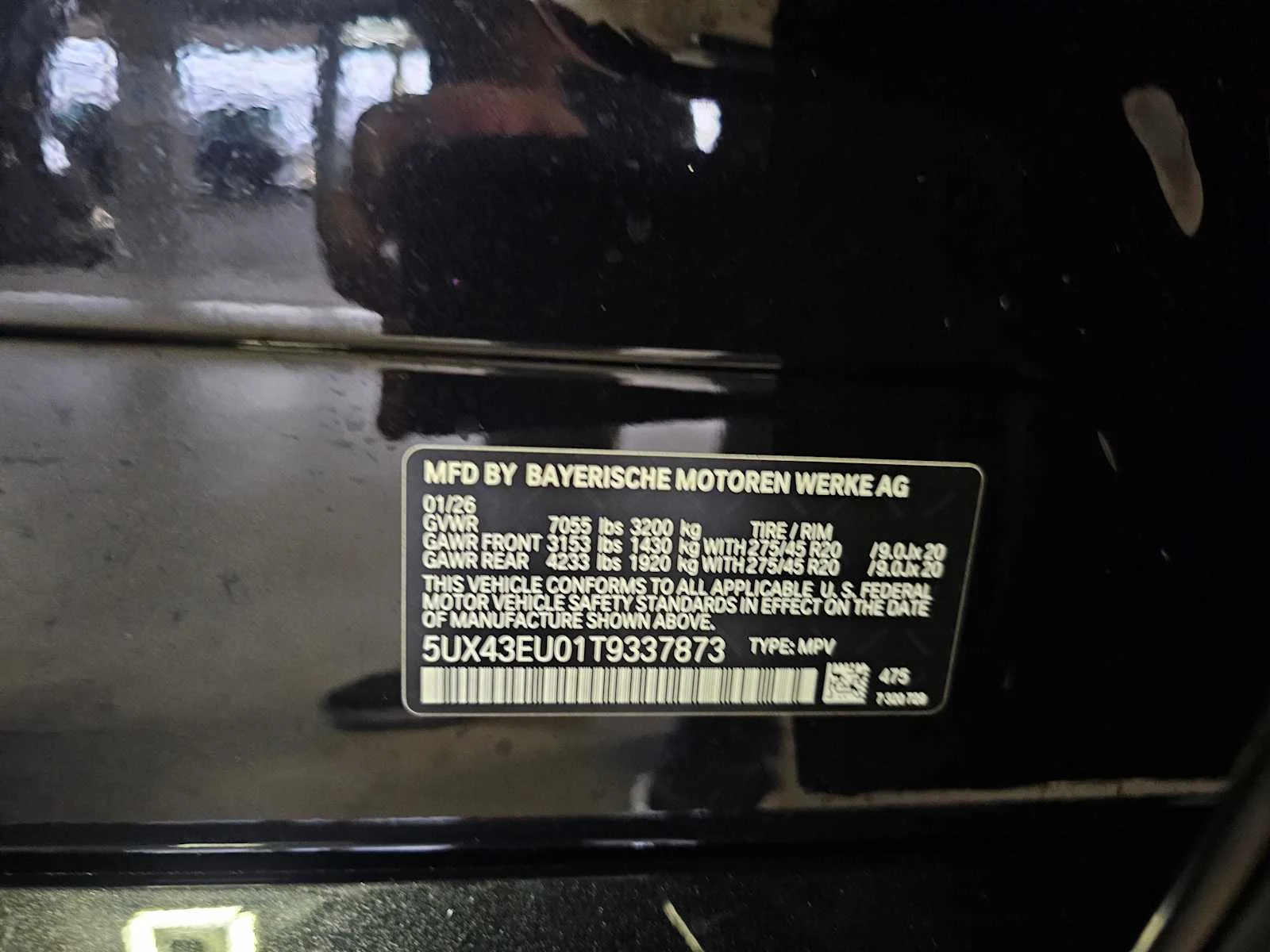 New 2026 Black Sapphire Metallic BMW xDrive50e image 45