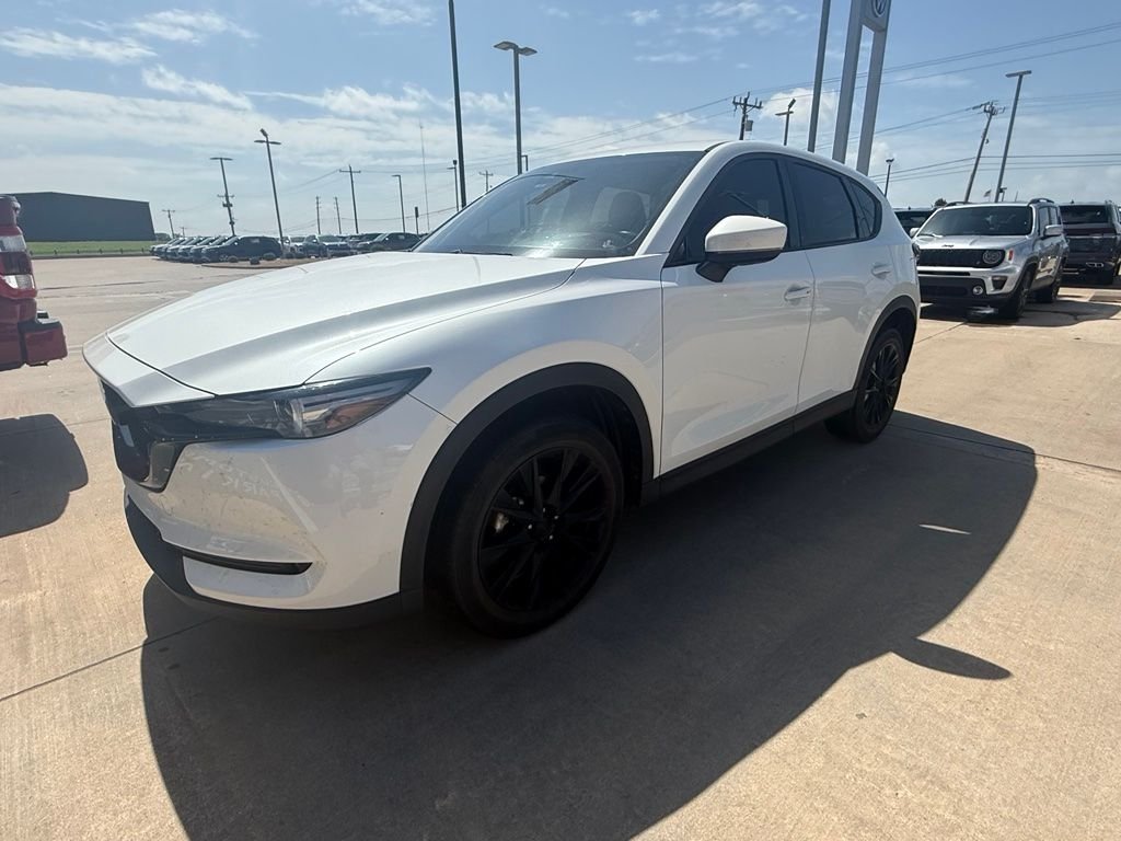 Used 2021 Snowflake White Pearl Mica Mazda Grand Touring image 1