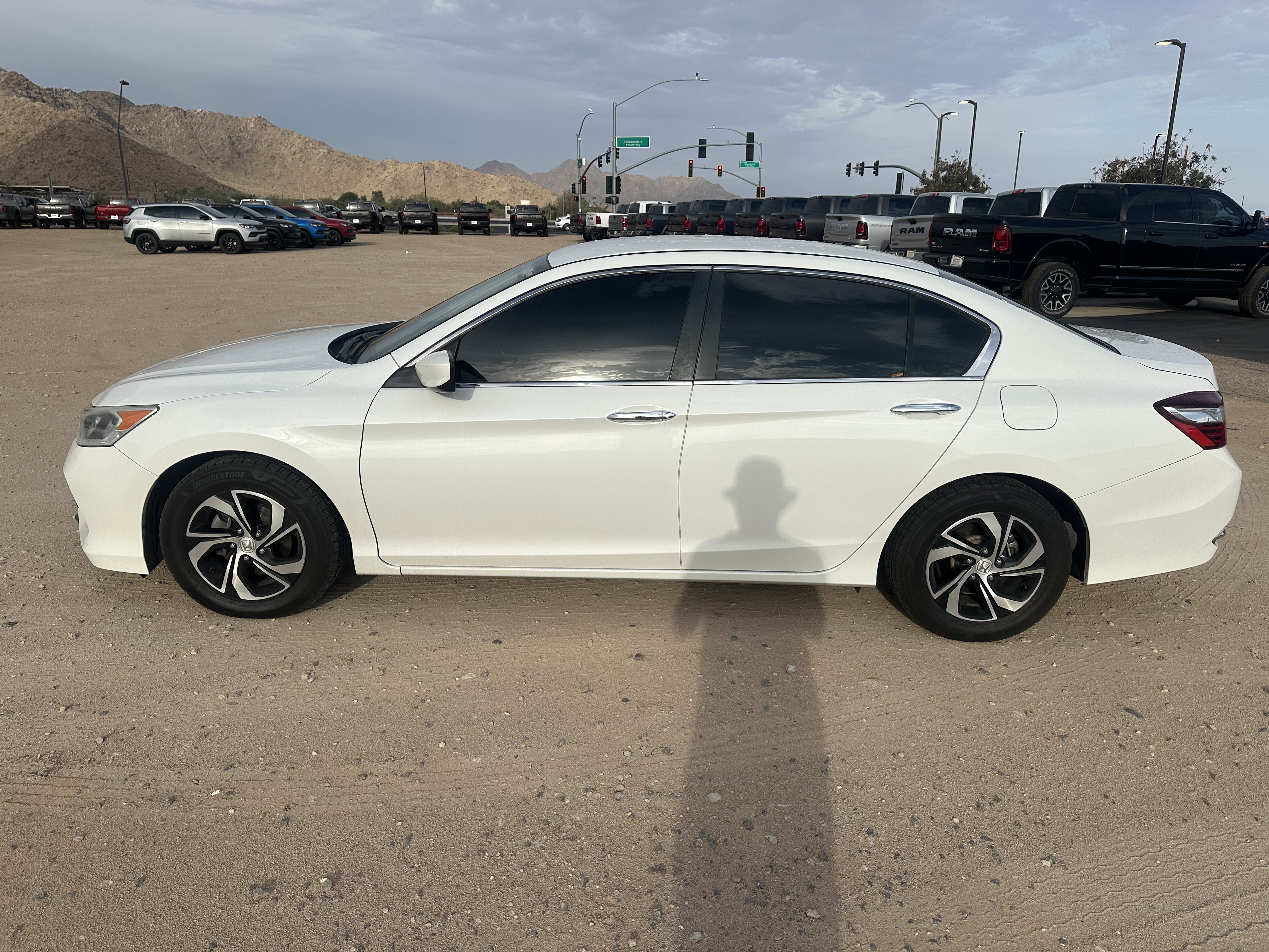 Used 2017 Crystal Black Pearl Honda LX image 2