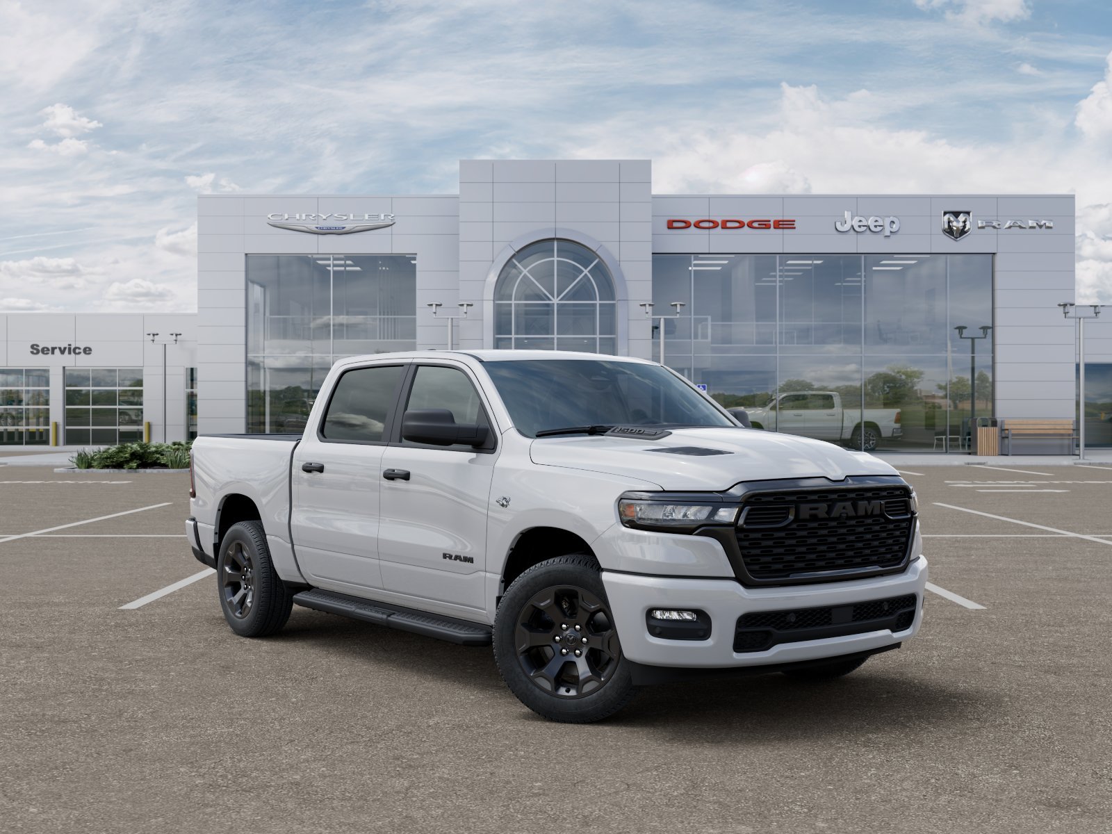 New 2026 Bright White Clearcoat RAM Express image 93