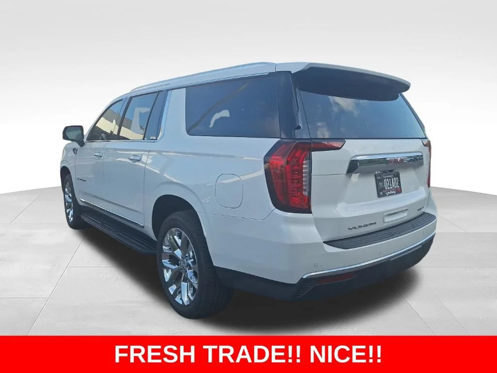 Used 2021 WHITE FROST TRICOAT GMC SLT image 4