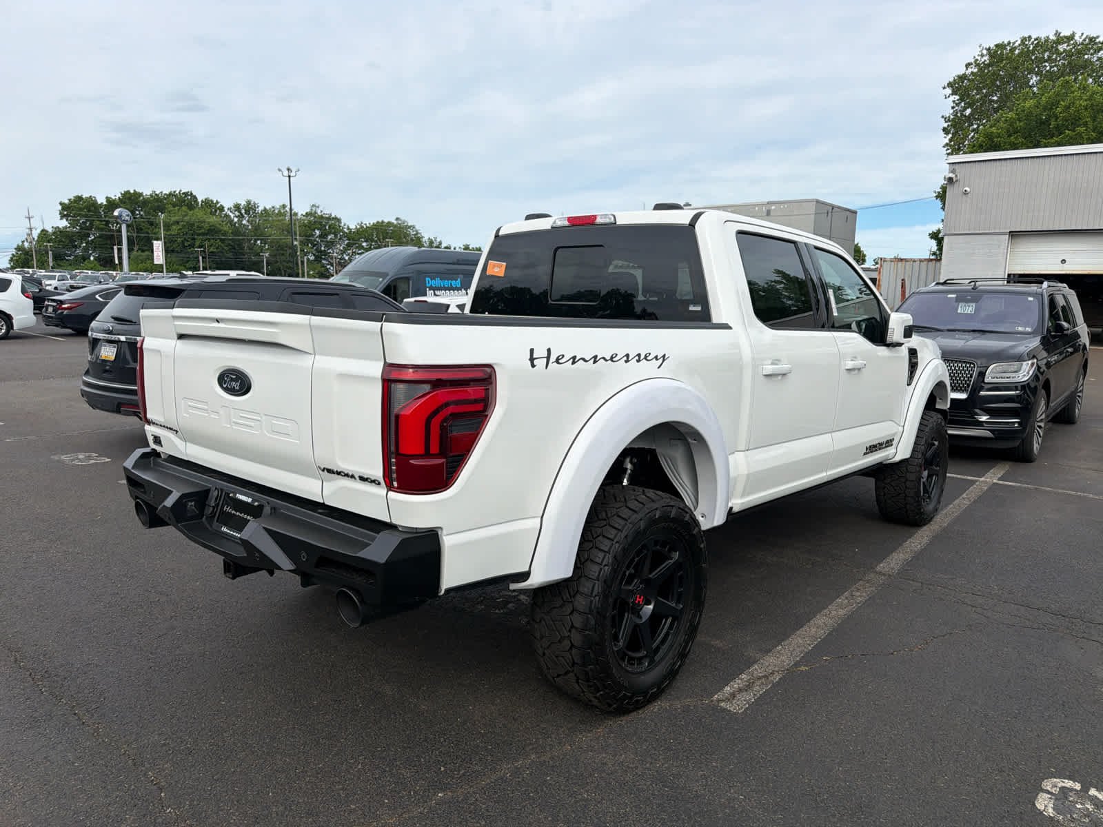 New 2026 Star White Metallic Tri-Coat Ford Lariat HENNESSEY VENOM 800 image 7