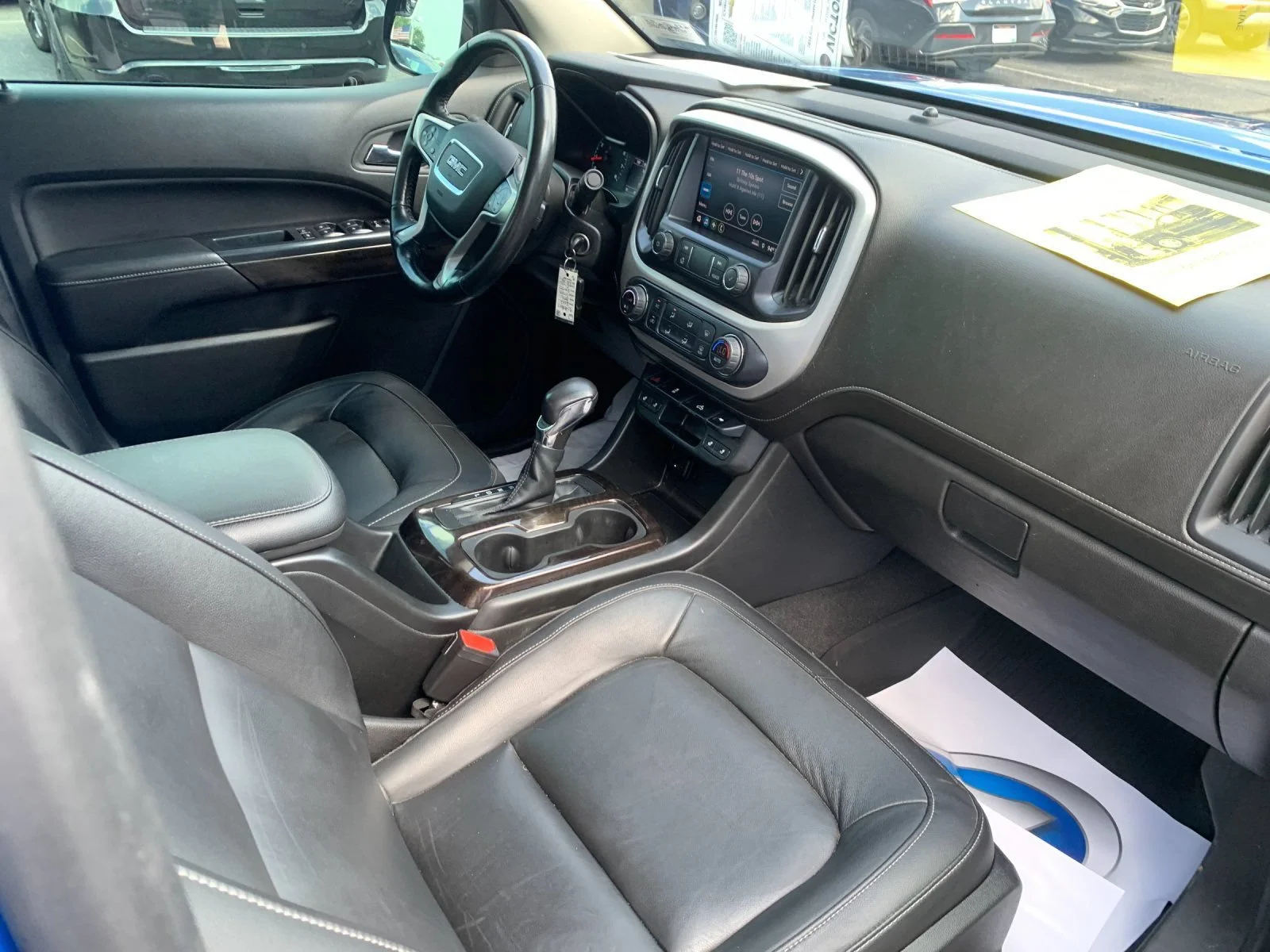 Used 2022 DYNAMIC BLUE METALLIC GMC 4WD Elevation image 17