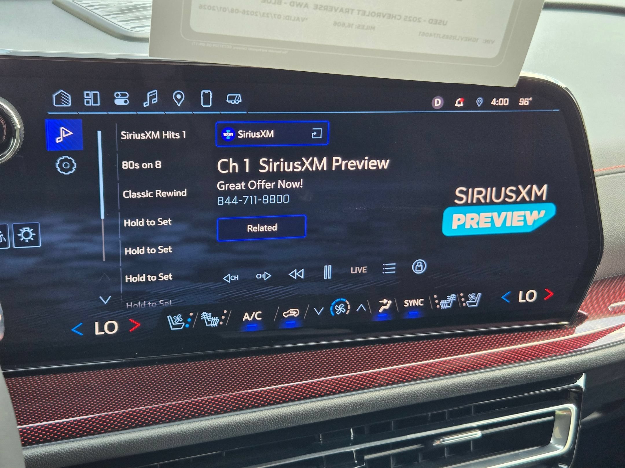 Used 2025 Lakeshore Blue Metallic Chevrolet AWD RS image 15