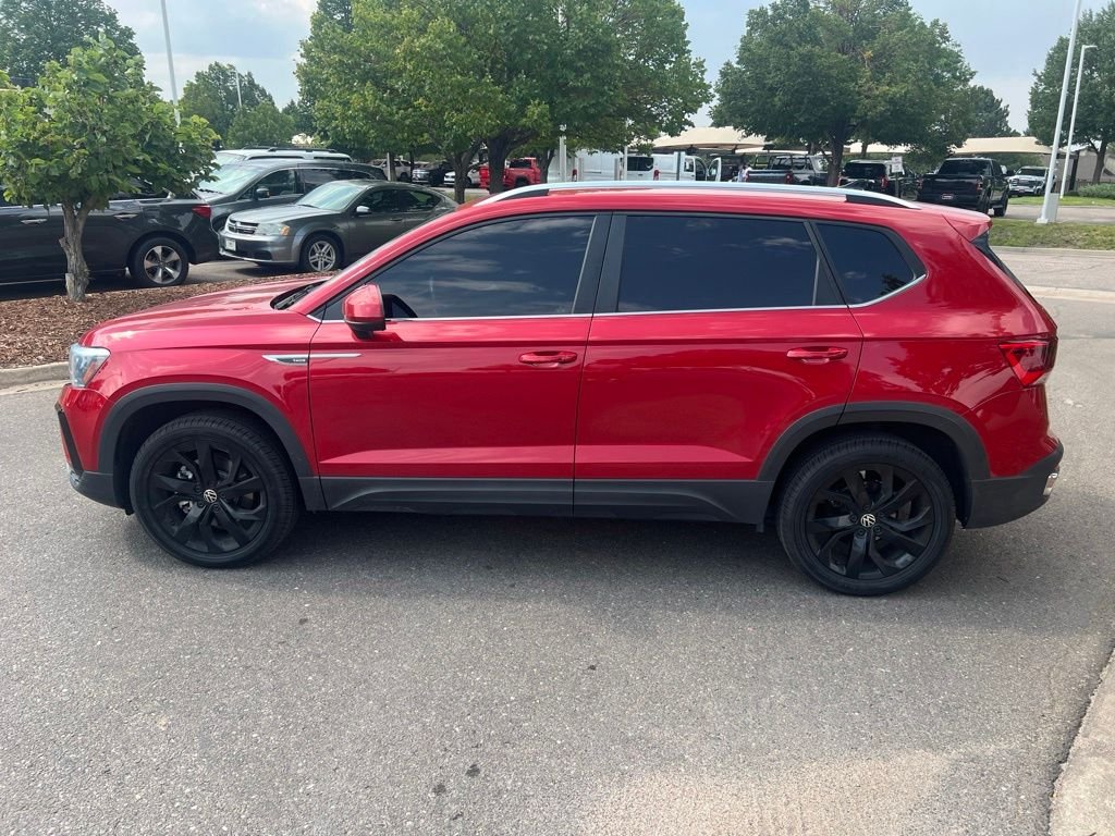 Used 2022 Volkswagen Taos SE with VIN 3VVLX7B28NM007574 for sale in Lone Tree, CO