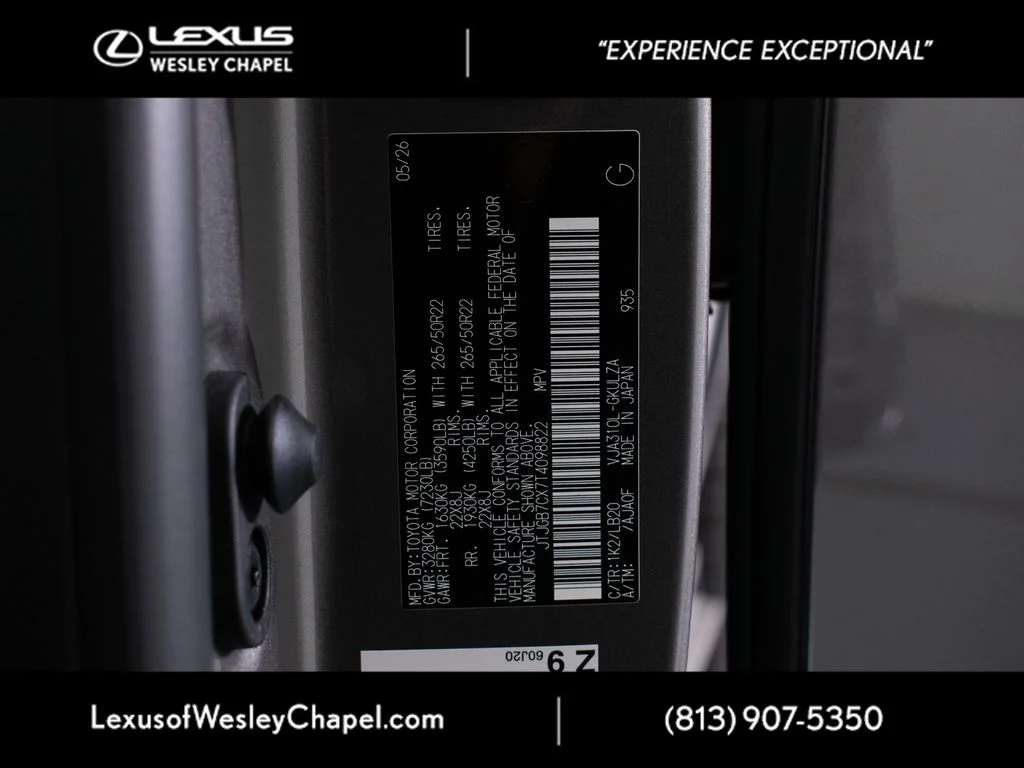 New 2026 Manganese Luster Lexus  600 LUXURY image 11