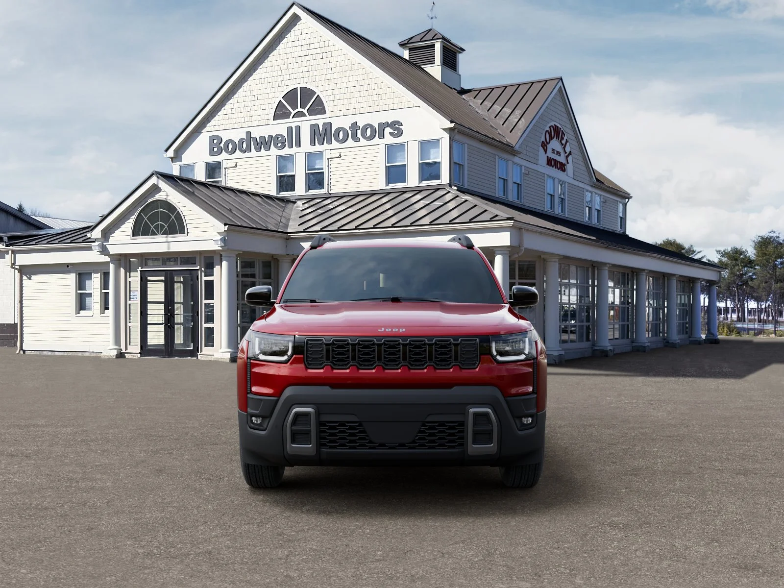 New 2026 Red Hot Pearl-Coat Exterior Paint Jeep Laredo 4x4 image 32