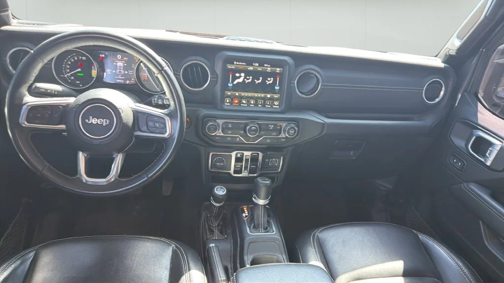 Used 2022 Gray Jeep Unlimited Sahara 4xe image 14