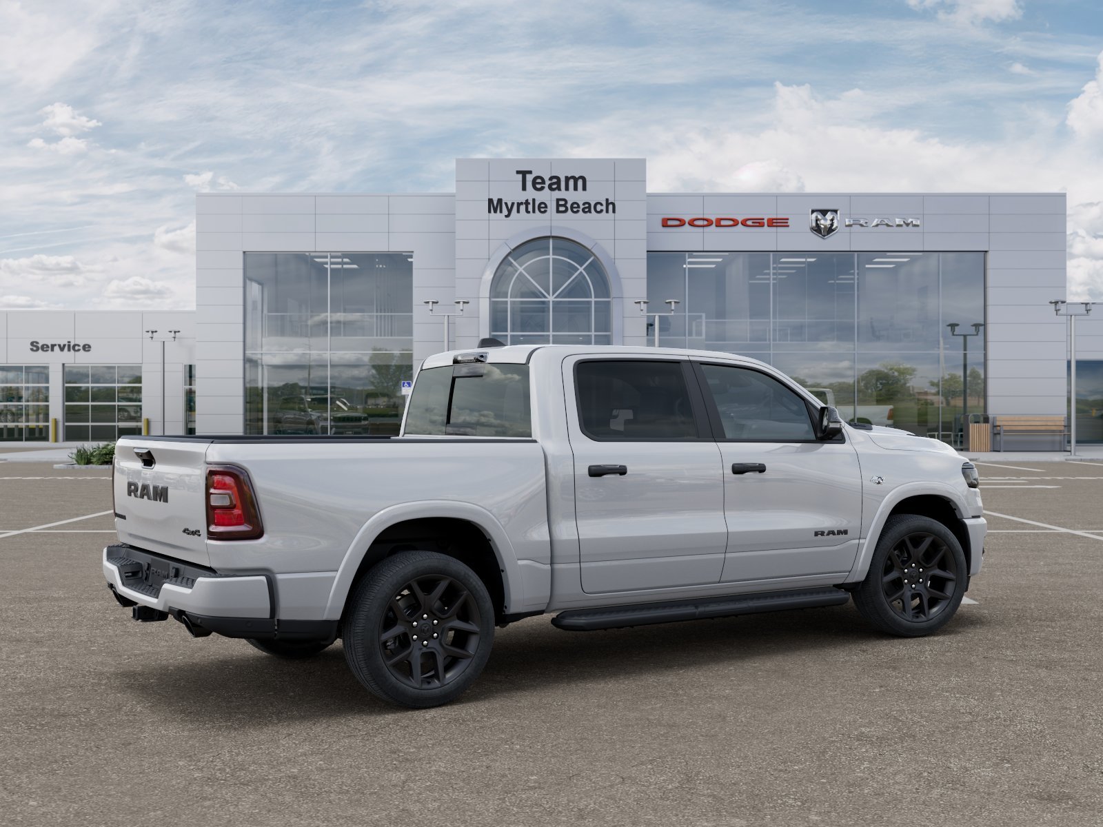 New 2026 Ivory White Tri-Coat Pearl-Coat Exterior Paint RAM Laramie image 31