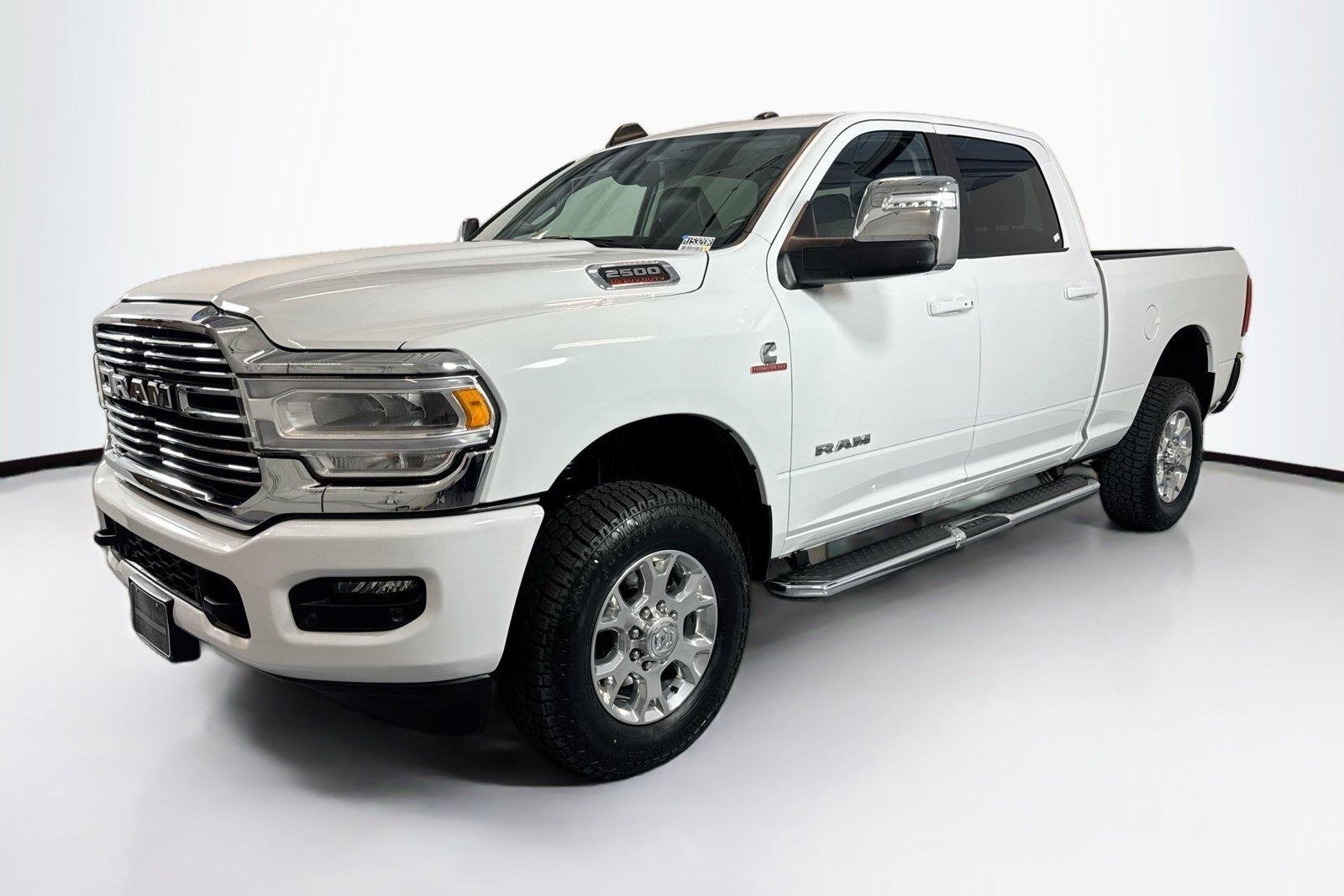 Used 2024 Bright White Clearcoat Ram Laramie image 1