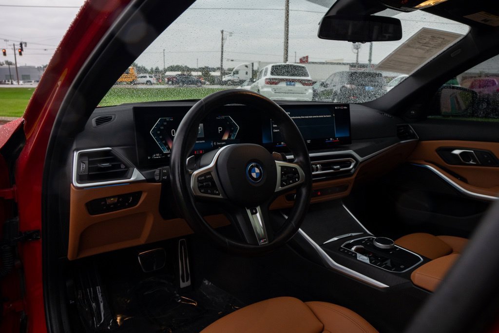 Used 2024 Melbourne Red Metallic BMW 330e xDrive image 24