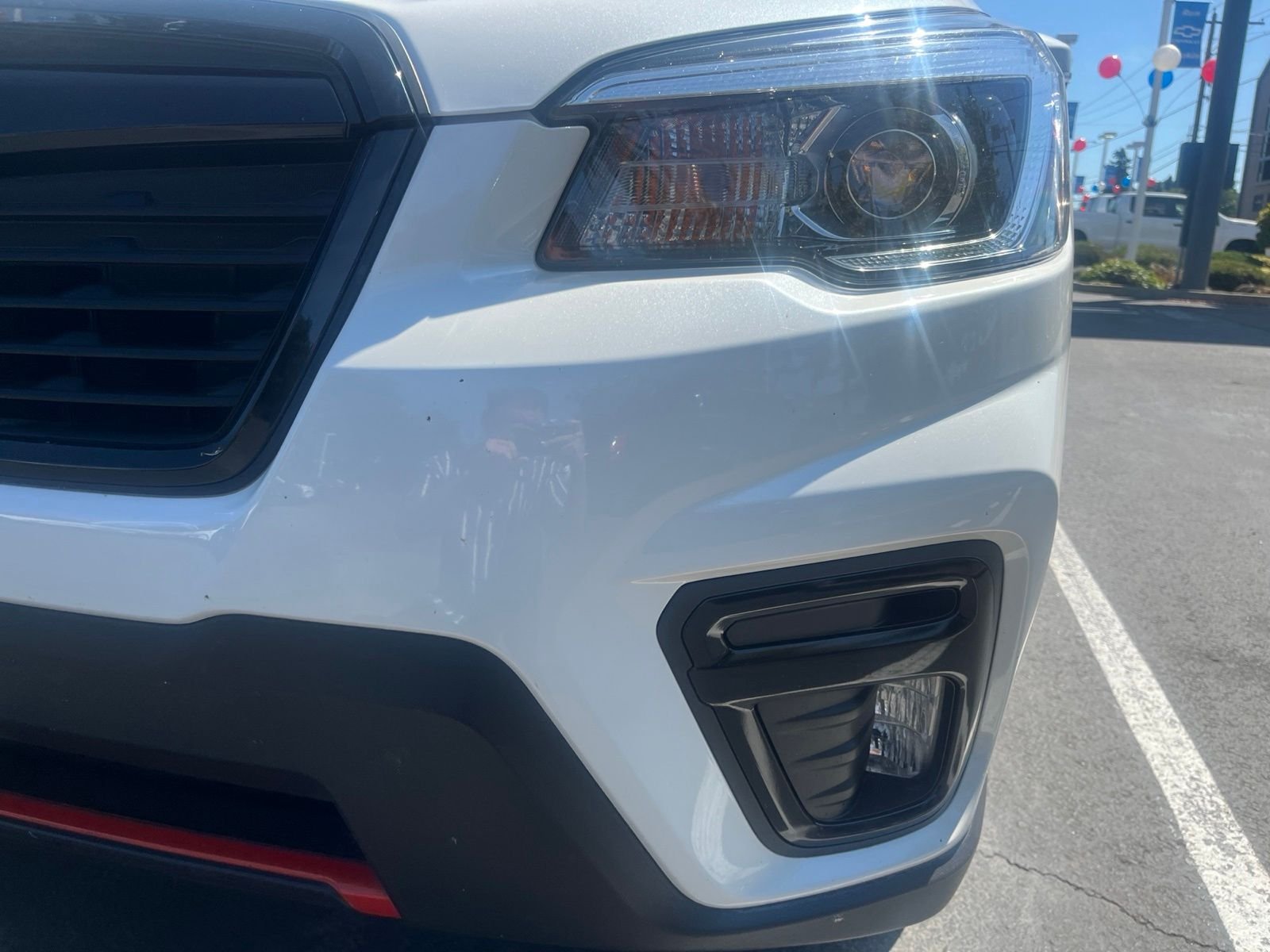 Used 2020 Crystal White Pearl Subaru Sport image 2