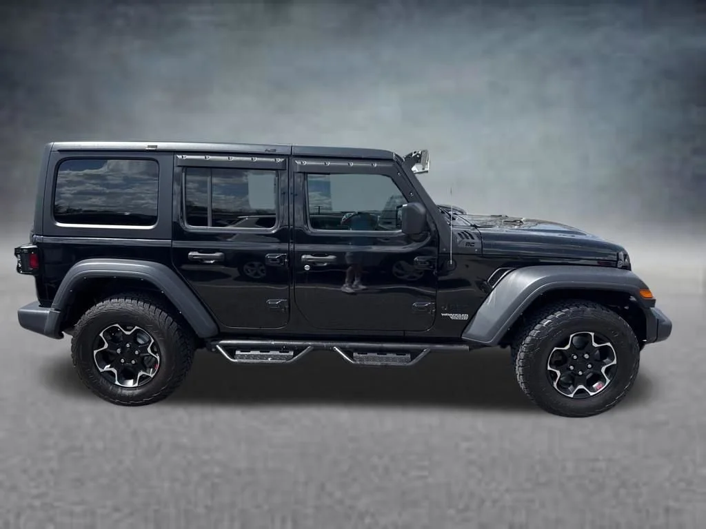 Used 2021 Black Clearcoat Jeep Unlimited Sport S image 7