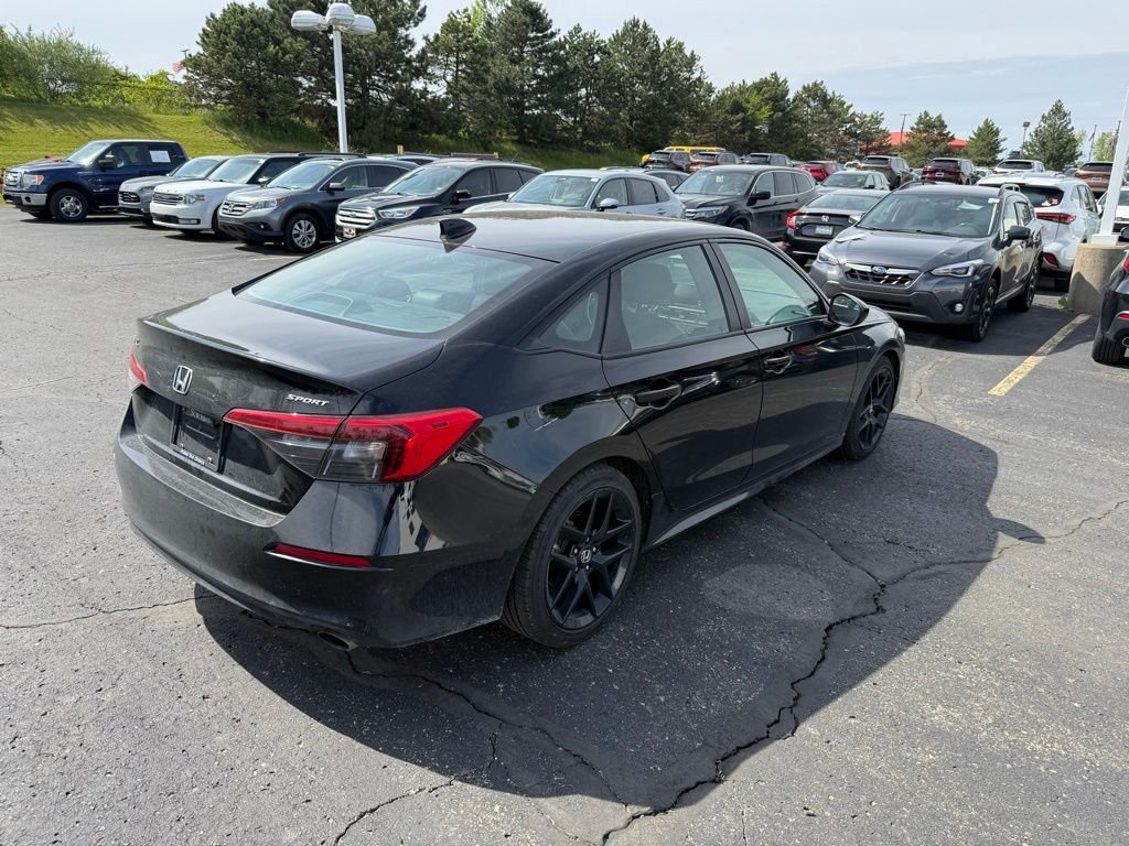 Certified Used 2023 Crystal Black Pearl Honda 2.0L 4D SPORT image 3