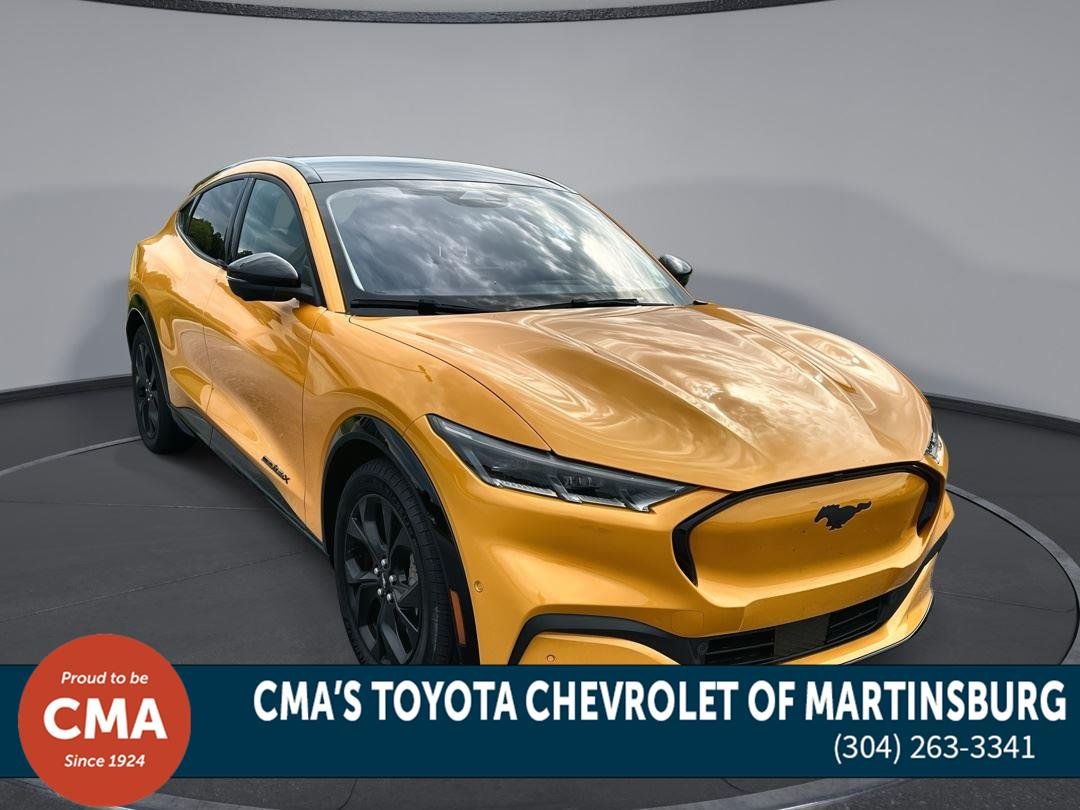 Used 2023 Cyber Orange Metallic Tri-Coat FORD PREMIUM image 1