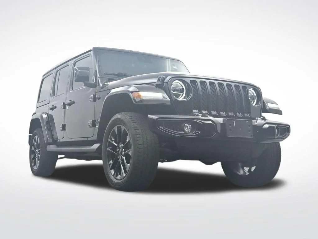 Used 2021 Black Jeep Unlimited Sahara High Altitude image 32