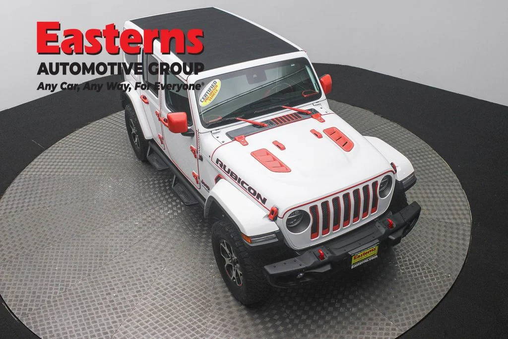 Used 2020 White Jeep Unlimited Rubicon image 3