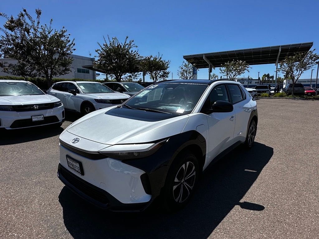 Used 2024 Toyota bZ4X XLE with VIN JTMAAAAA3RA044578 for sale in San Diego, CA