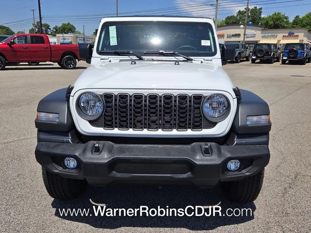 New 2026 Bright White Clear-Coat Exterior Paint Jeep Sport image 2