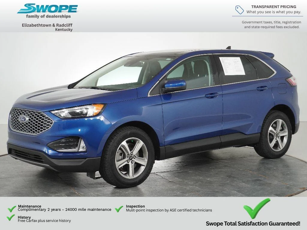 Certified Used 2023 Atlas Blue Ford SEL image 10