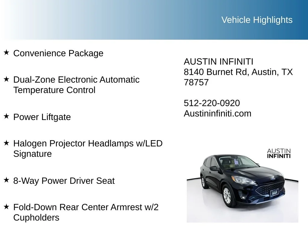 Used 2022 Black Ford SE image 9