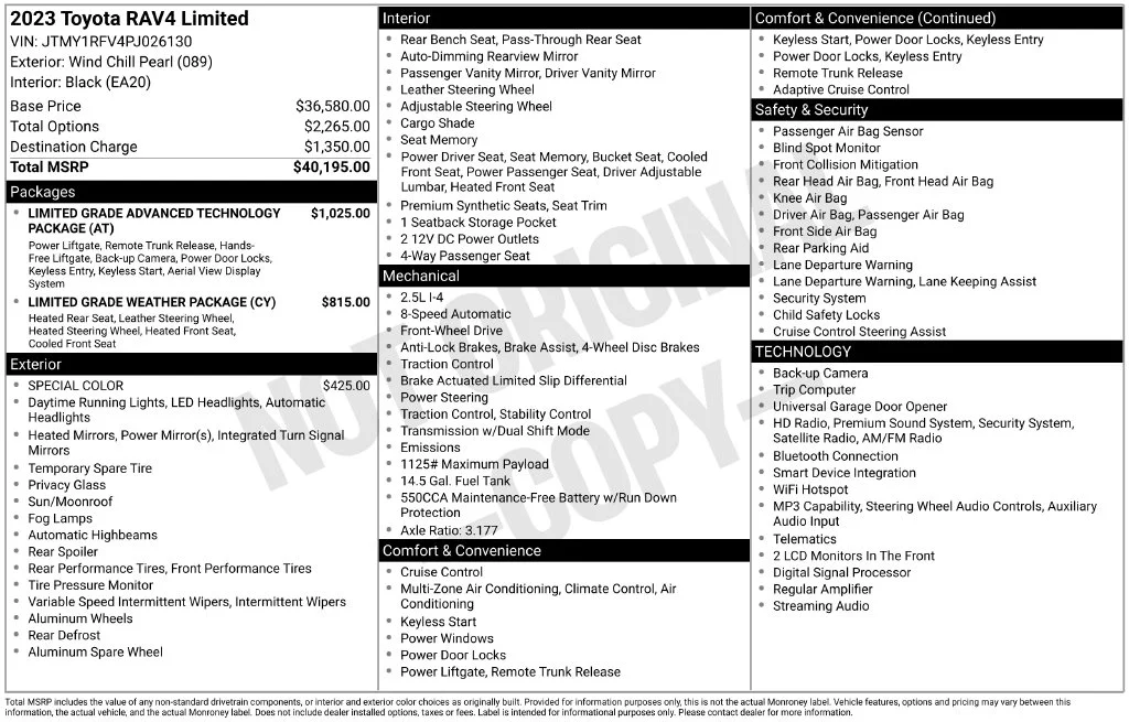 Certified Used 2023 Beige Toyota Limited image 20