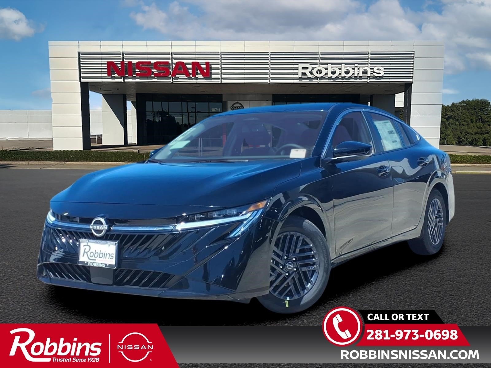 New 2026 Super Black Nissan SV image 1