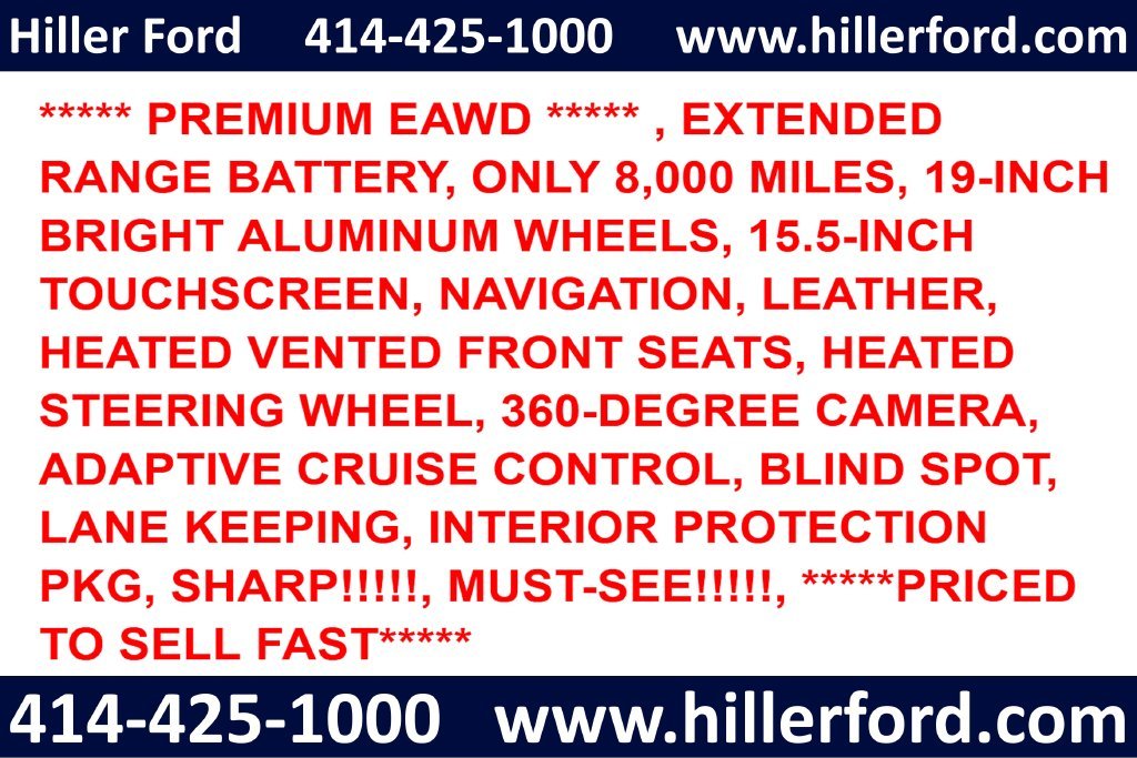 Certified 2025 Ford Mustang Mach-E Premium AWD with VIN 3FMTK3SU7SMA06060 for sale in Franklin, WI