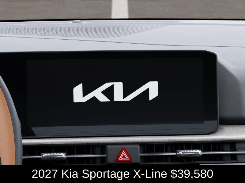 New 2027 Glacial White Pearl / Black Ro Kia X-Line image 20