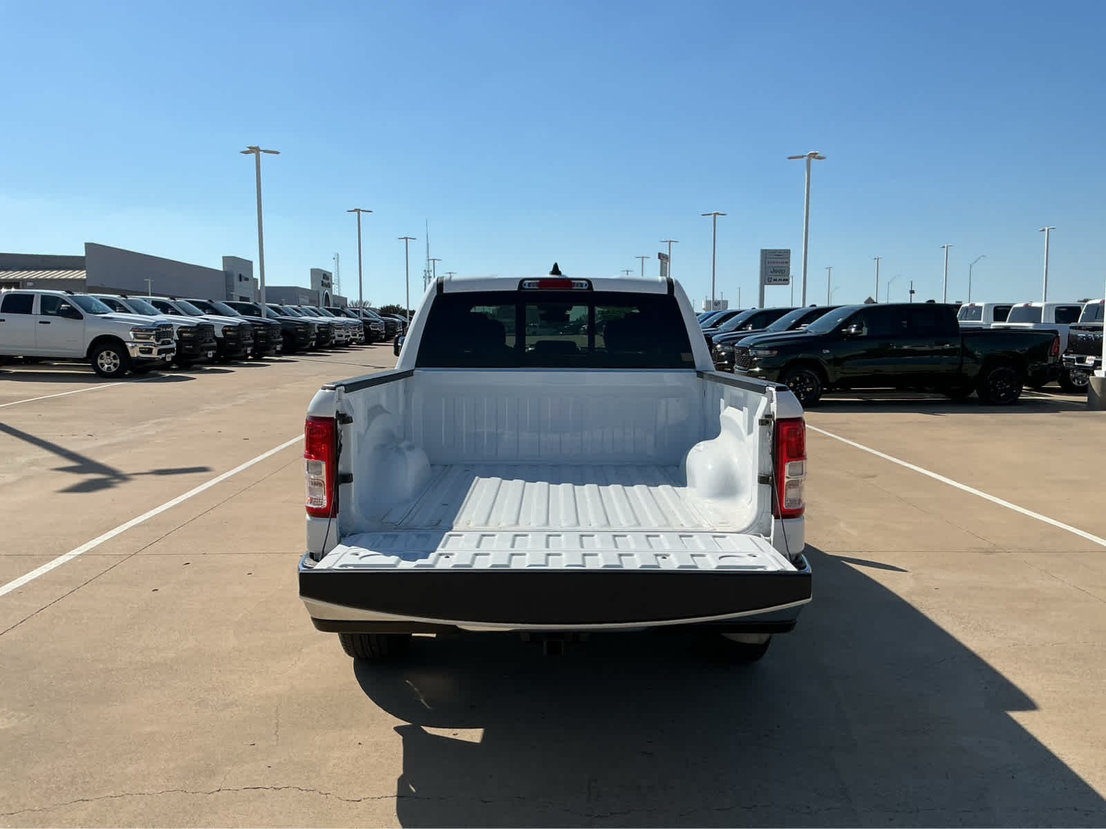 Used 2022 Bright White Clearcoat Ram Lone Star image 11