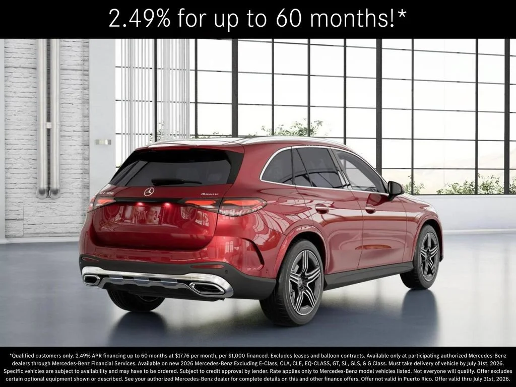 New 2026 MANUFAKTUR Patagonia Red Metallic Mercedes-Benz GLC 300 image 64