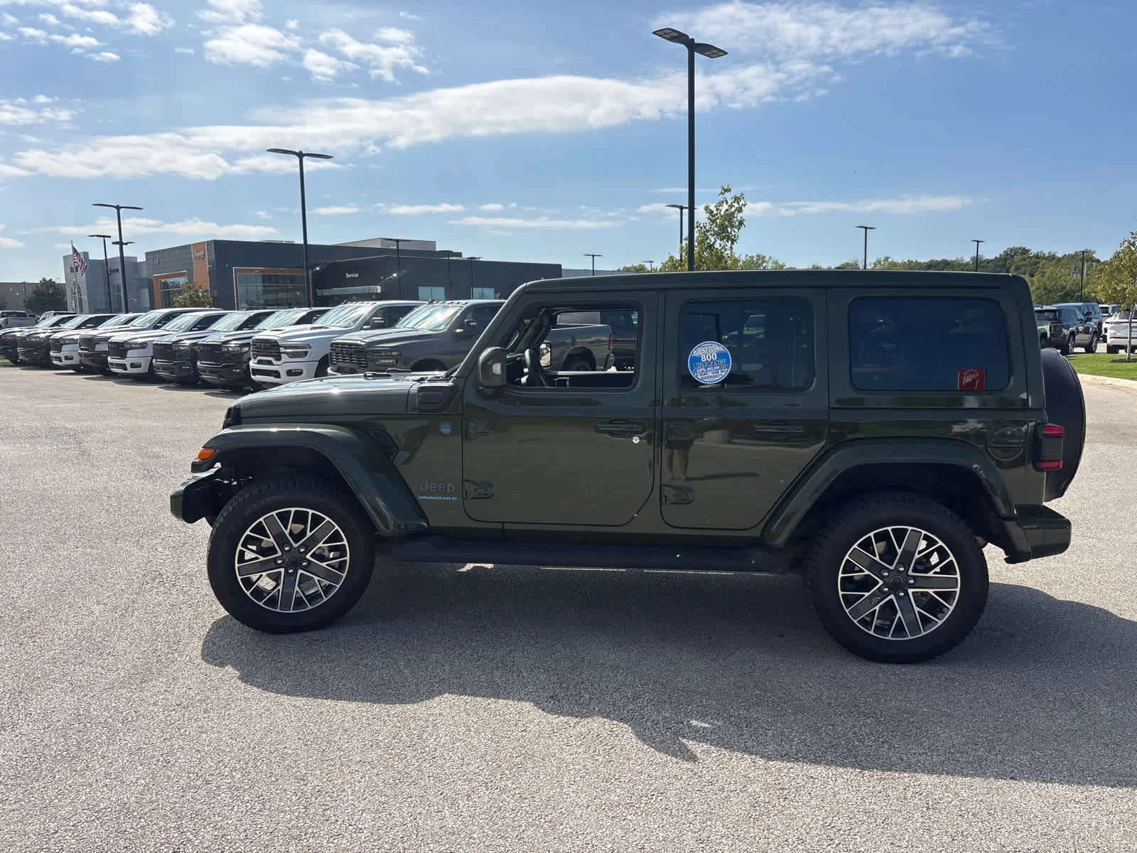 Used 2024 Sarge Green Clearcoat Jeep High Altitude image 6