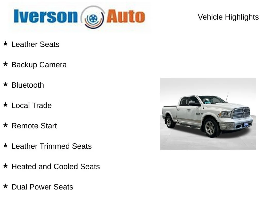 Used 2016 White Ram Laramie image 2