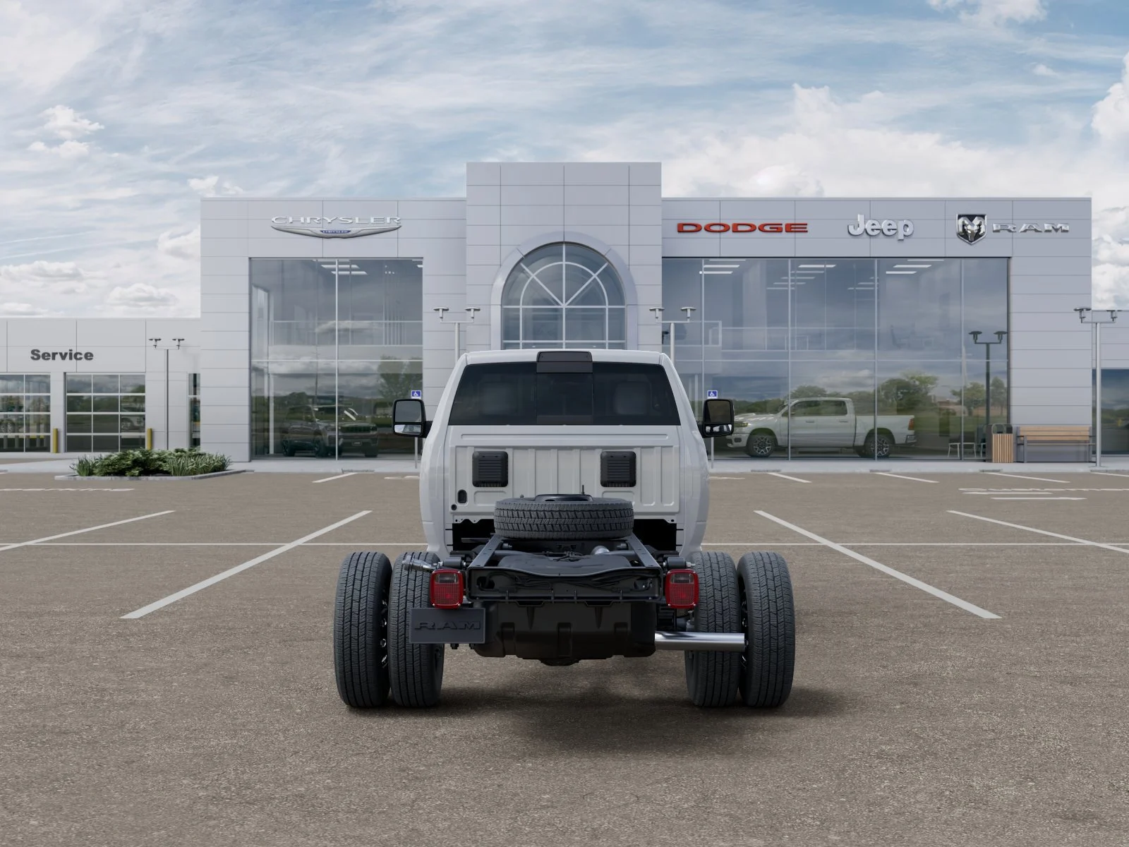 New 2026 Bright White Clear-Coat Exterior Paint RAM Tradesman image 8