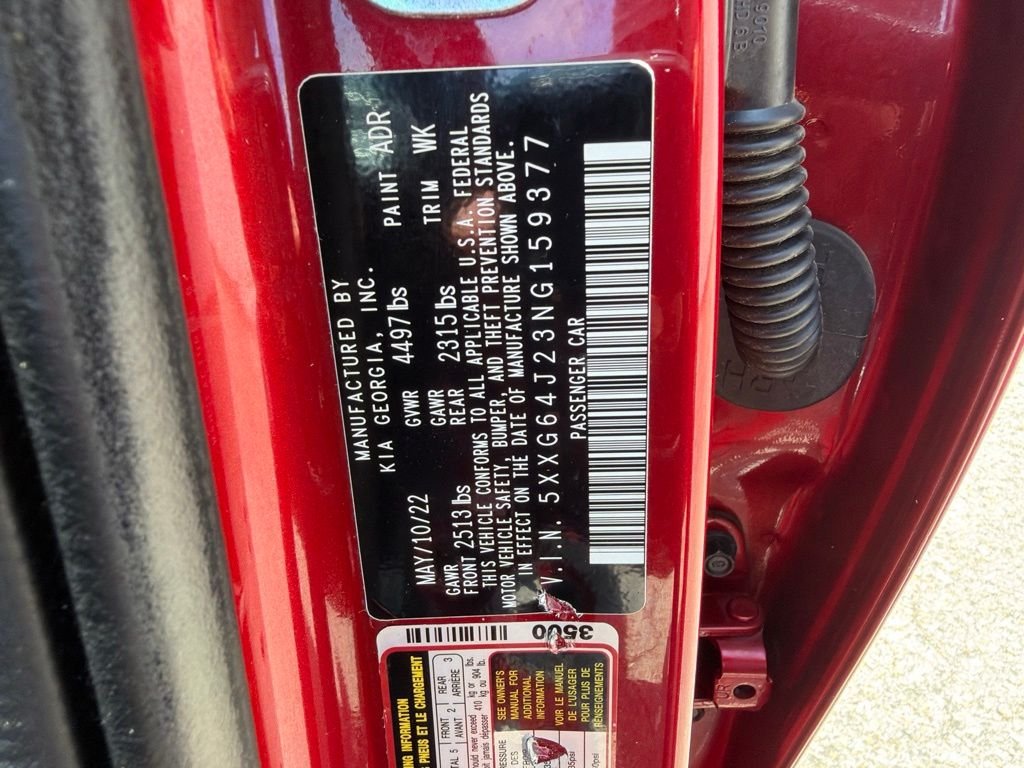 Used 2022 Red Kia GT-Line image 33