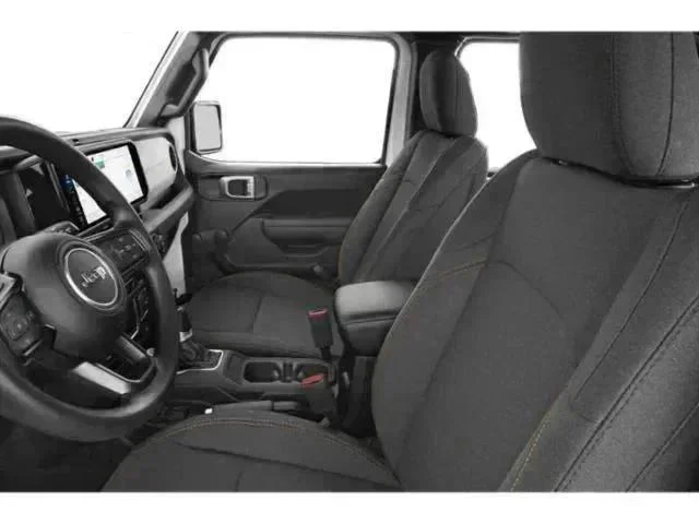 New 2025 Bright White Clear-Coat Exterior Paint Jeep Sport S image 6