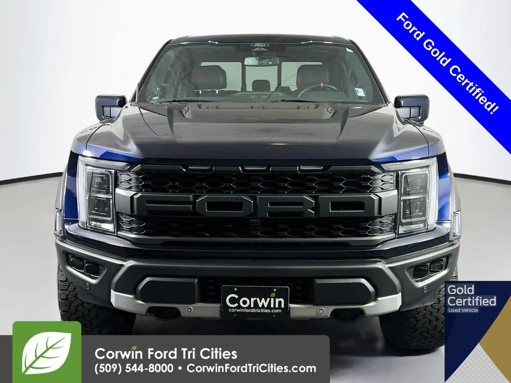 Used 2022 Blue Metallic Ford Raptor image 4