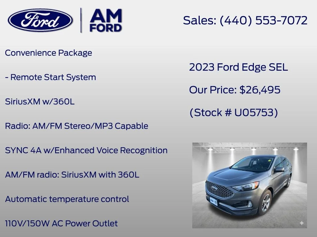 Certified Used 2023 Gray Metallic Ford SEL image 12
