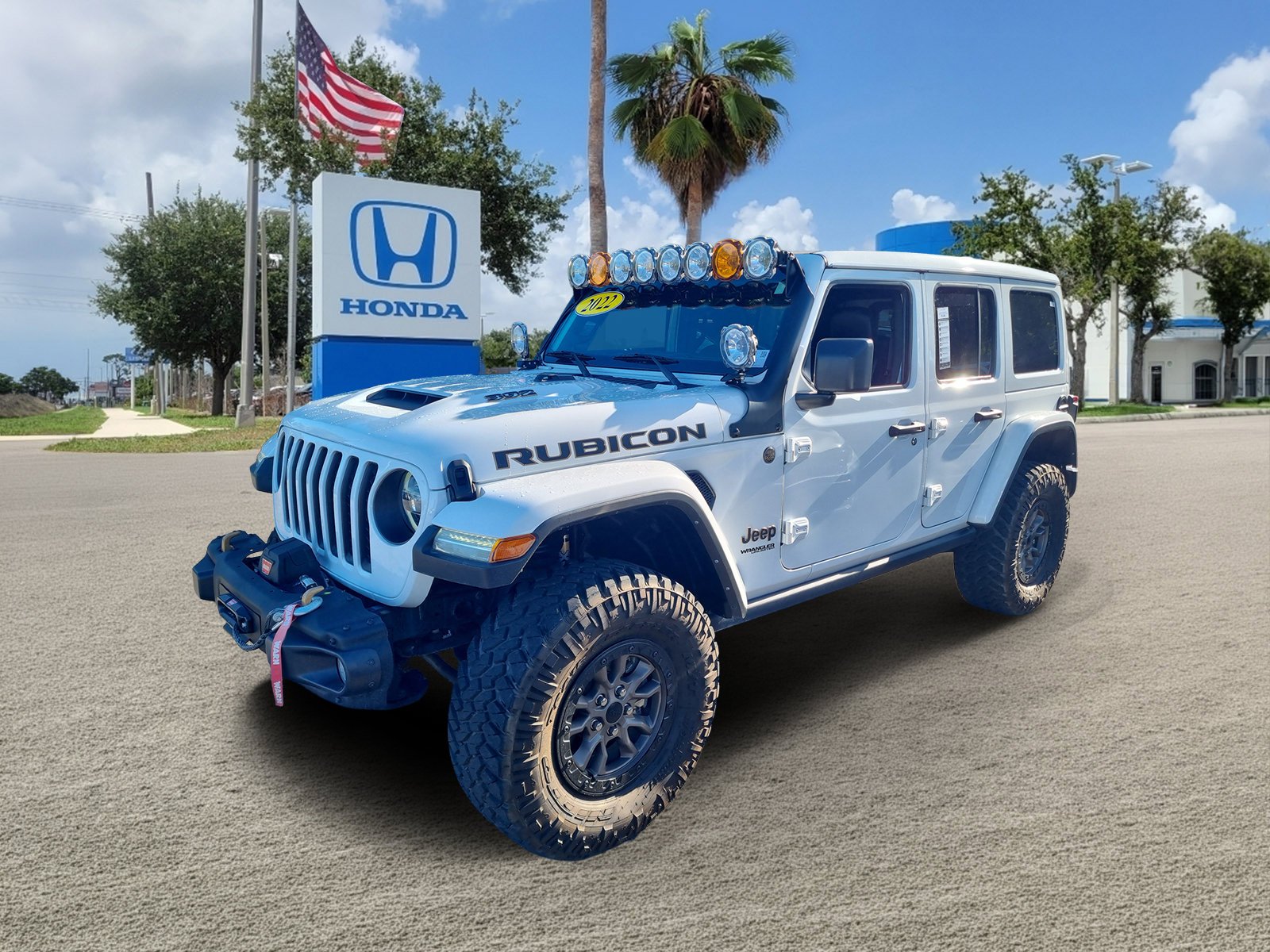 Used 2022 Bright White Clearcoat Jeep Unlimited Rubicon 392 image 4