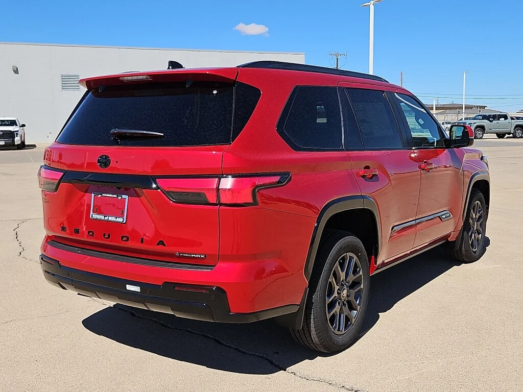 New 2026 Supersonic Red Toyota Platinum image 3