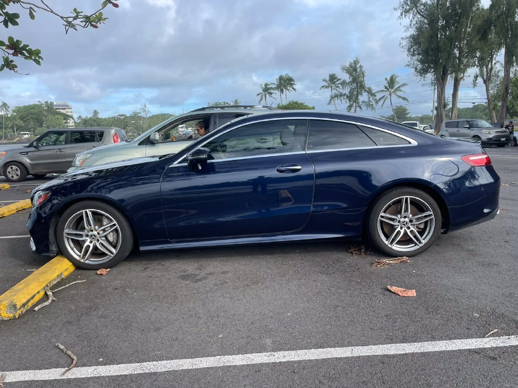 Certified Used 2020 Blue Mercedes-Benz E 450 image 3