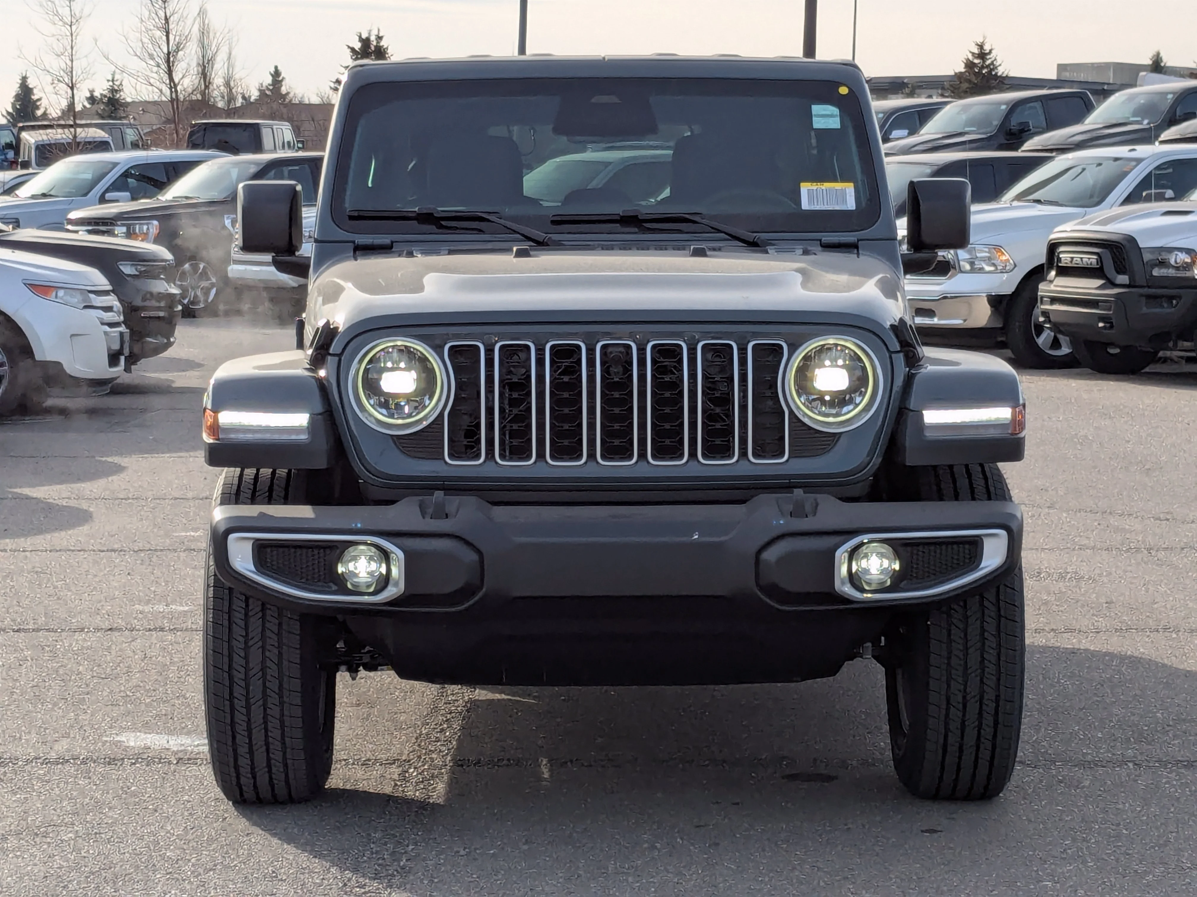 New 2026 Dark blue Jeep Sahara - - McKinley Leather - Body-Color Top - Alpine Audio - Remote Start & tons more! image 3
