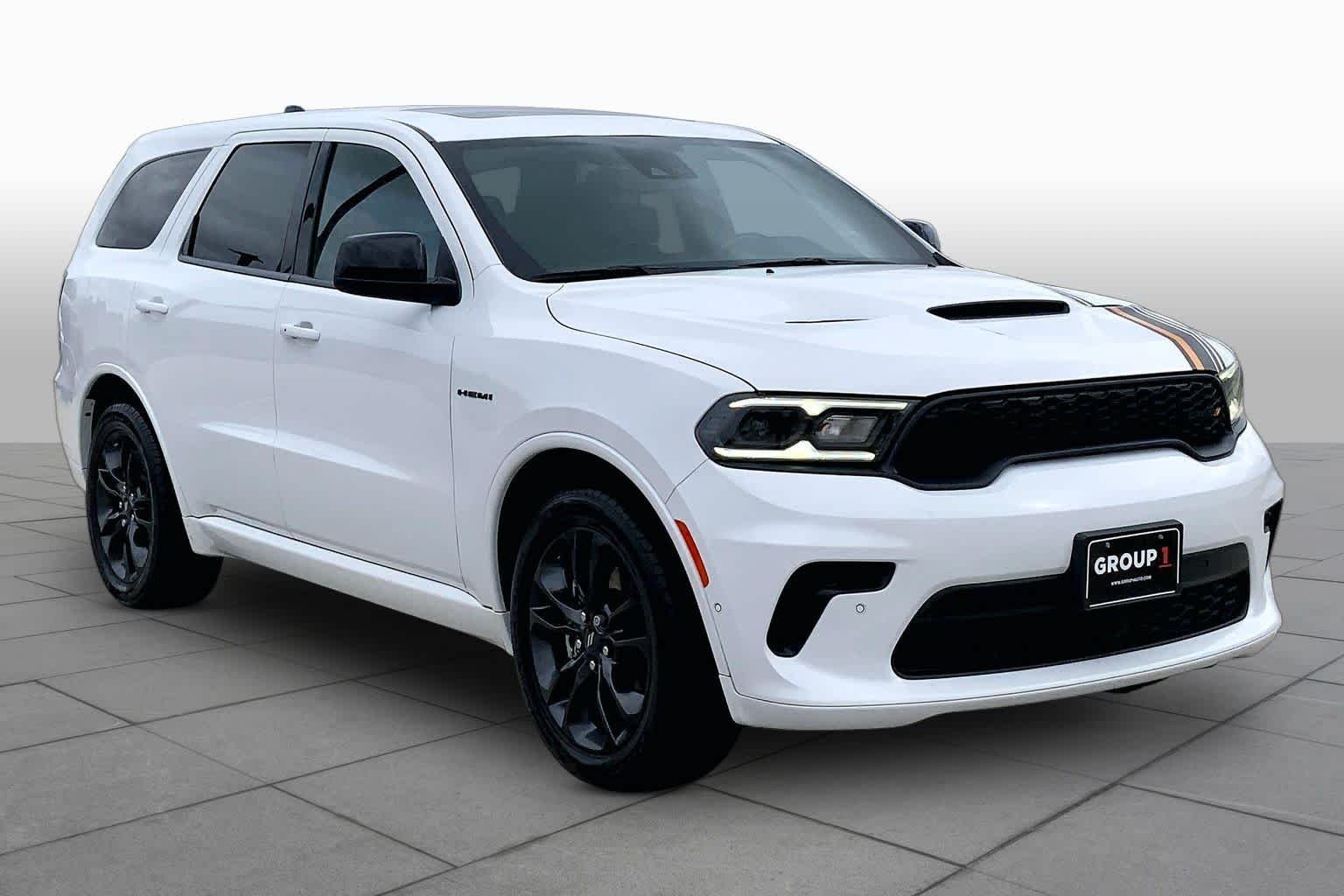 Used 2023 White Knuckle Clearcoat Dodge Hemi Orange image 3