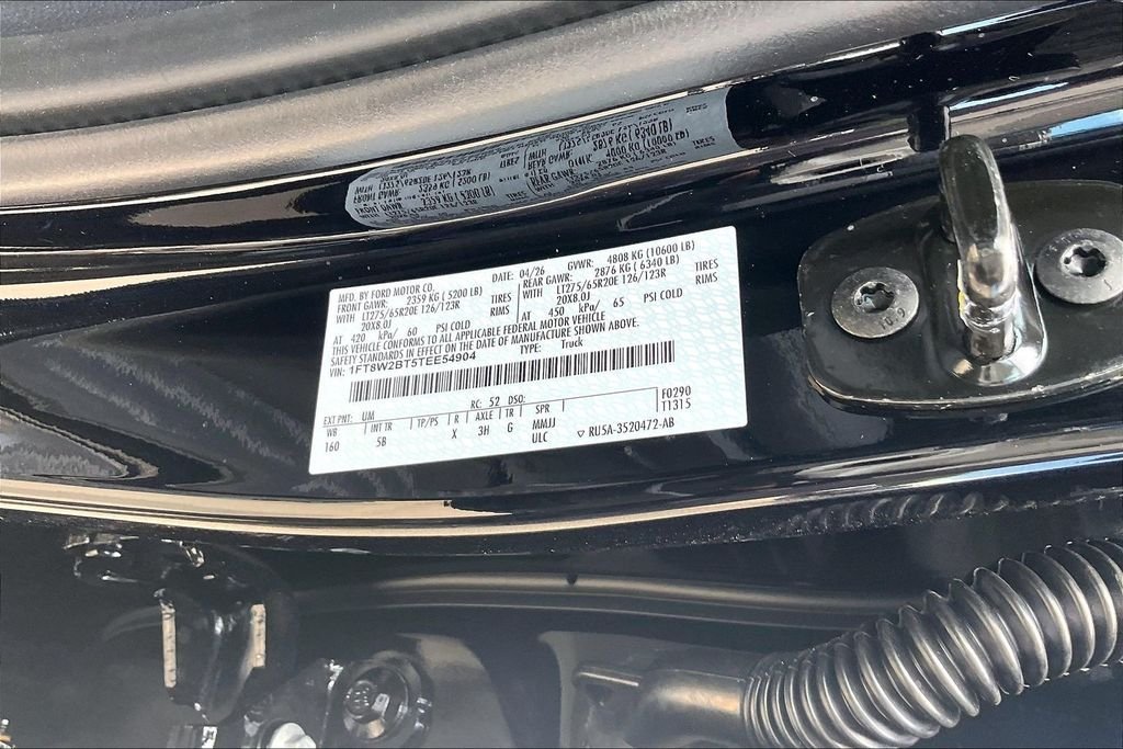 New 2026 Agate Black Metallic Ford Lariat image 11