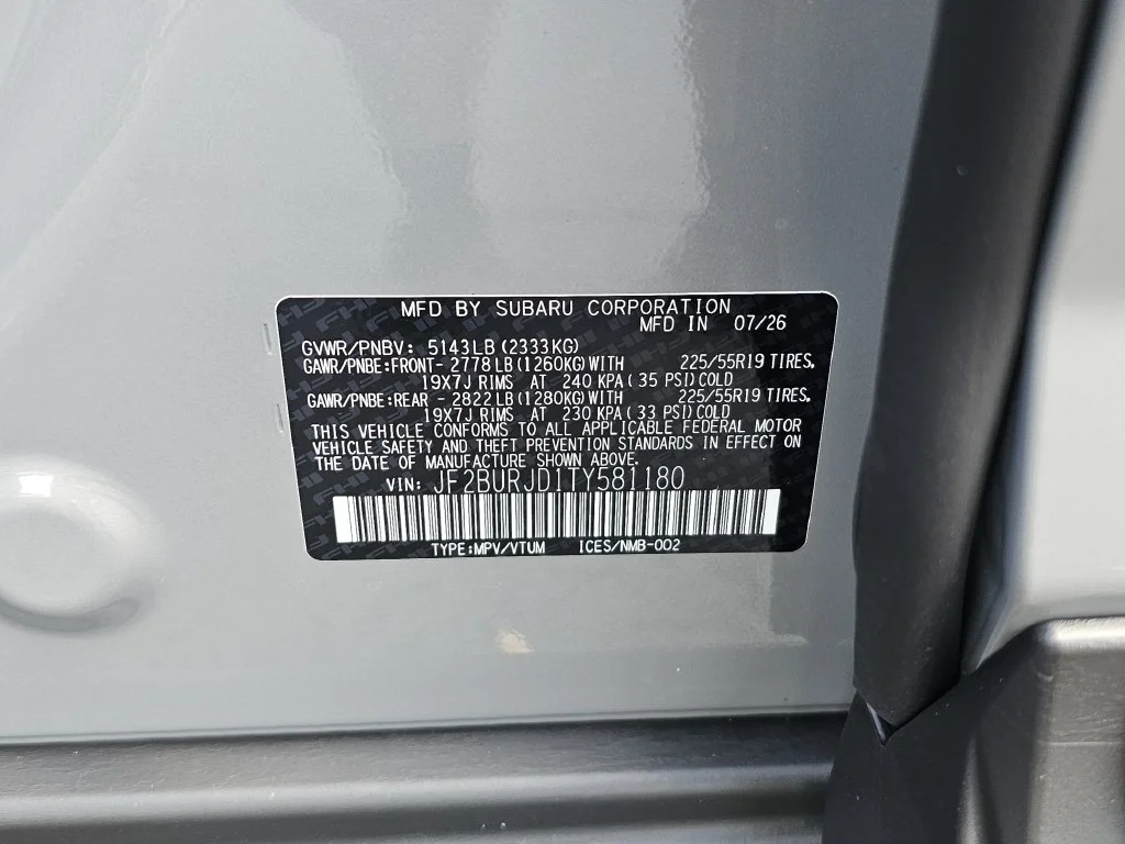 New 2026 RIVER ROCK PEARL Subaru Touring XT image 32