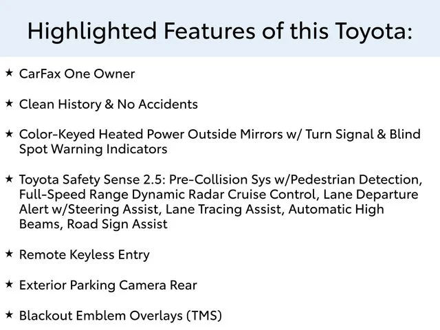 Used 2023 White Toyota LE image 2