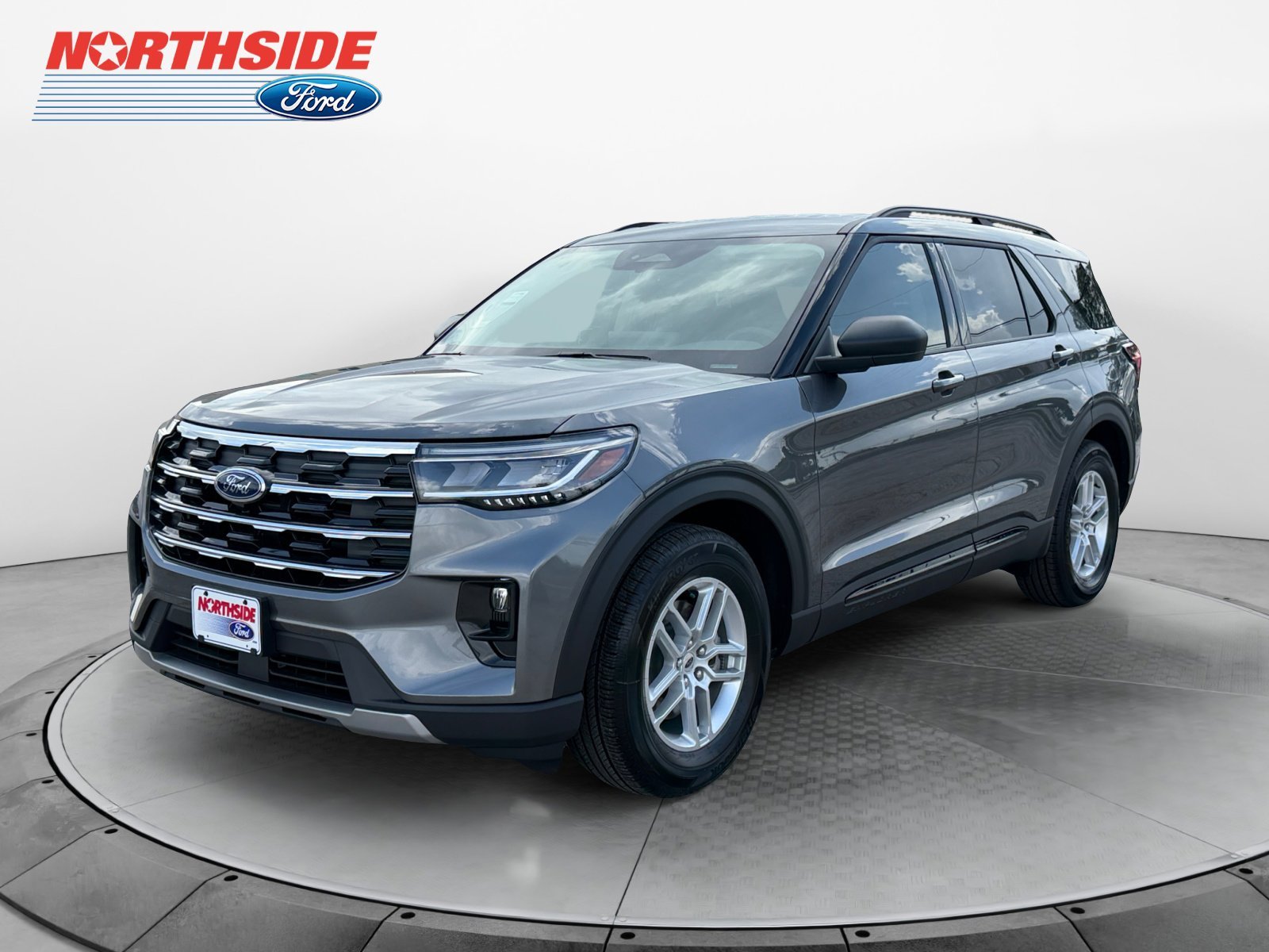New 2026 Carbonized Gray Metallic Ford Active image 3