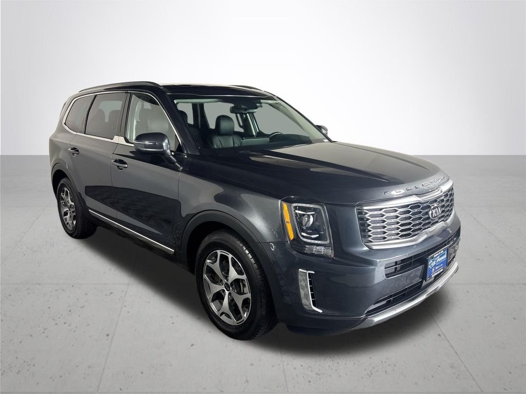 Used 2021 Gray Kia EX image 4