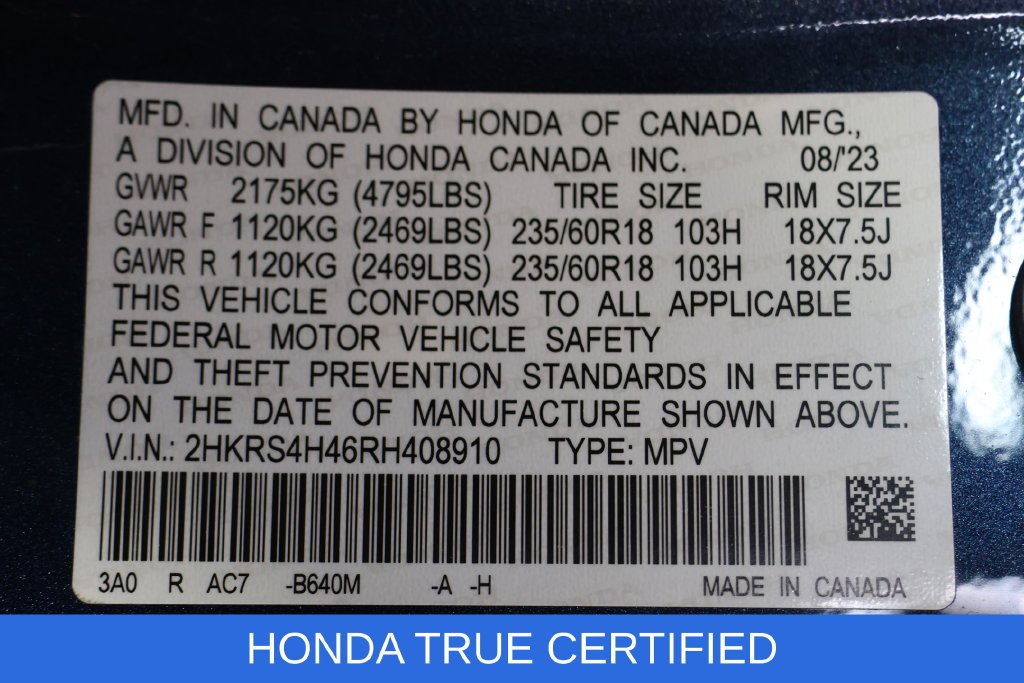 Used 2024 Blue Honda EX image 29